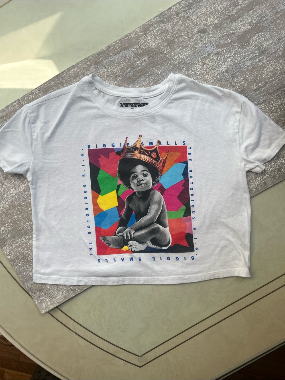 The Notorious BIG Graphic Crop Tee
